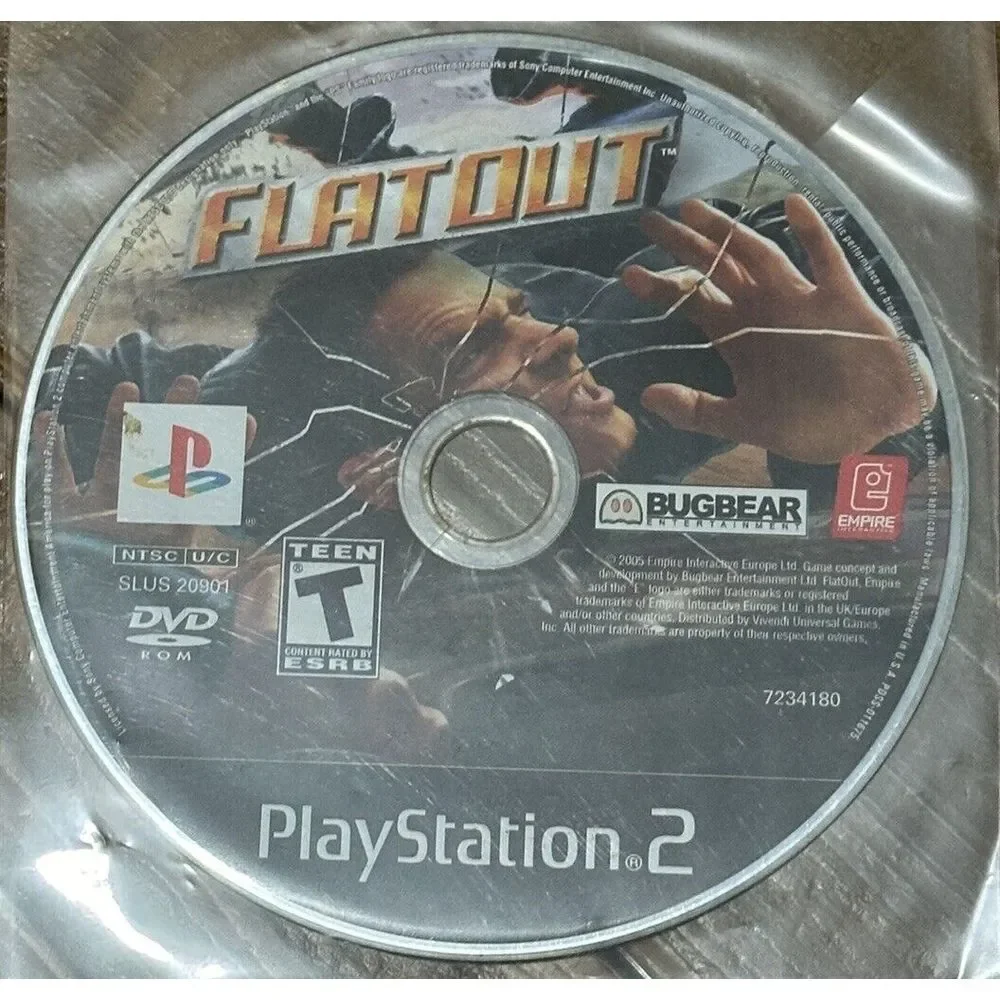 Sony PlayStation 2 PS2 games Enter Matrix  ,Star Wars Episode 3, Flatout, Tested